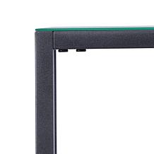 Southern Enterprises Pinsley Narrow Console Table - Gunmetal
