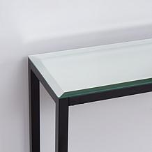 Southern Enterprises Pinsley Narrow Long Console Table - Black