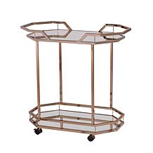 Southern Enterprises Vikram Bar Cart - Champagne