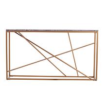 Southern Enterprises Volare Faux Stone Console Table