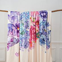 SouthStreet Loft Floral Garden Butterfly Printed Throw