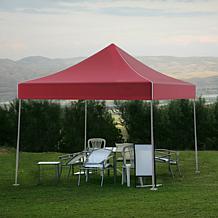 Stalwart 10' x 10' Canopy Tent - Red