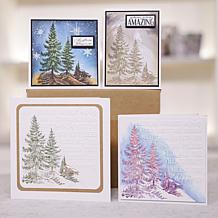 Stamps By Me Festive Star & Warm Wishes 3D HD Stamp & Emboss Set of...