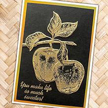 Stamps by Me Fruit Finesse Card Making 22pc Kit with Stamps & Folders