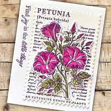 Stamps by Me Vintage Script Floral Stamps and Dies - Set of 2