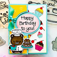 Stamps of Life Bakery Bears Stamp and Die Kit by Stephanie Barnard