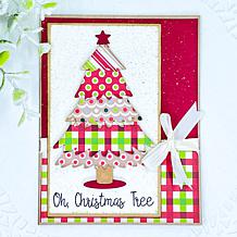 Stamps of Life Christmas Tree Flip-It Card Kit
