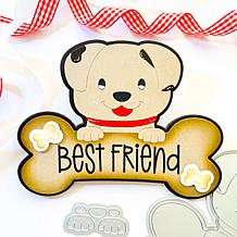 Stamps of Life Dog Bone Card Fold it Card Die Bundle