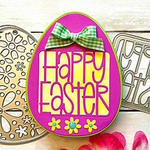 Stamps of Life Floral Easter Egg Fold-It Stamp and Die Kit