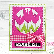 Stamps of Life Flower Frenzy A2 Card Front Stamp and Die Set