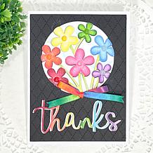 Stamps of Life Flower Frenzy A2 Card Front Stamp and Die Set