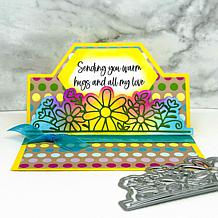 Stamps of Life Flower Frenzy Border Stamp and Die Set