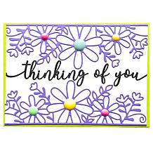Stamps of Life Flower Frenzy Border Stamp and Die Set