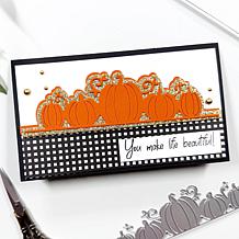 Stamps of Life Happy Fall Border Stamp and Die Set