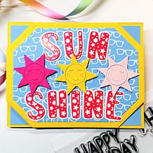 Stamps of Life Happy Thoughts Octagonal Side-Fold A2 Card Kit