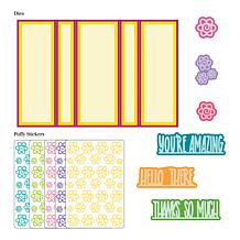 Stamps of Life Panel Pop-up Card Die Set