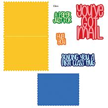 Stamps of Life Postage A2 Card Die Set