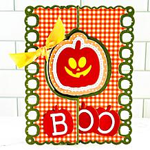 Stamps of Life Pumpkin Flip-It Interactive A2 Card and Stencil Set