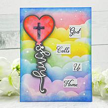 Stamps of Life String Balloon Word Die and Stencil Kit