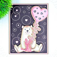 Stamps of Life String Balloon Word Die and Stencil Kit