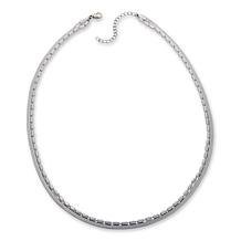 Stately Steel 17-15/16" Stainless Steel Layered Chain Necklace