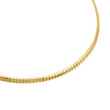 Stately Steel Omega Chain Necklace