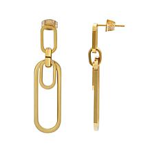 Stately Steel Paperclip Earrings