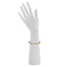 Stately Steel Rolo Chain Necklace and Bracelet Set