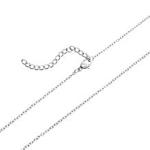 Stately Steel Stainless Steel CZ Heart Pendant Necklace