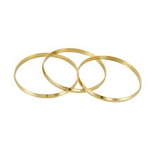 Stately Steel Stainless Steel Stackable Bangle Bracelet 3-piece Set