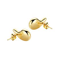 Stately Steel Stainless Steel Water Drop Earrings