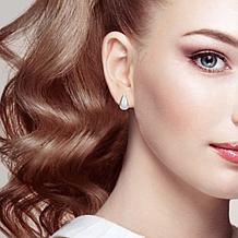 Stately Steel Teardrop Earrings