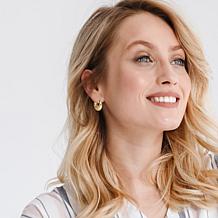 Stately Steel Tube-Hoop Earrings