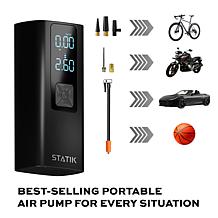 Statik TireHero Portable Rechargeable Air Pump and 3800mAh Power Bank