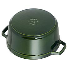 Staub 4-Quart Cast Iron Round Cocotte in Majolic Colors