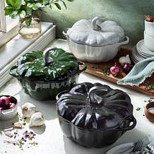 Staub Cast Iron 3.5-qt Pumpkin Cocotte w/Stainless Stem