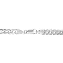 Sterling Silver 5.6mm Comfort Curb Chain Necklace - 24"