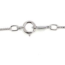 Sterling Silver Cultured Freshwater Pearl & Diamond Pendant with Chain