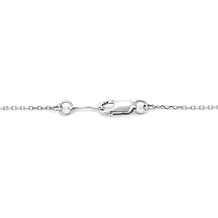 Sterling Silver Cultured Freshwater Pearl Double Circle Necklace