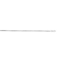Sterling Silver Diamond-Cut Box Chain 18" Necklace