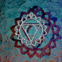 Sterling Silver Throat Chakra Pendant with Chain