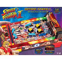 Street Fighter II Arcade Pinball Machine with LED Lights