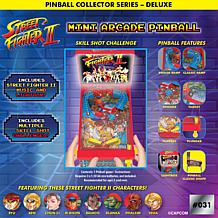 Street Fighter II Mini Arcade Pinball Machine