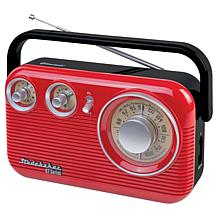 Studebaker Retro Portable AM/FM Analog Radio w/Bluetooth Streaming