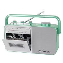 Studebaker SB2130 Portable AM/FM Radio & Cassette Player/Recorder