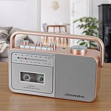 Studebaker SB2130 Portable AM/FM Radio & Cassette Player/Recorder