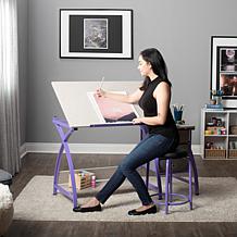 Studio Designs 2-Piece Comet Drafting Table and Stool Set
