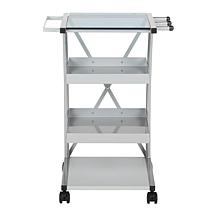 Studio Designs Triflex 4-Tier Metal Mobile Organizer Cart