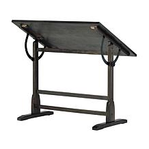 Studio Designs Vintage Solid Wood Drafting Table with Adjustable Top