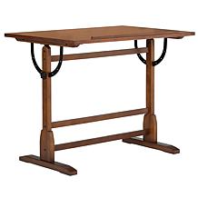 Studio Designs Vintage Solid Wood Drafting Table with Adjustable Top